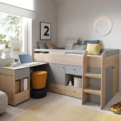 Łóżka|Łóżka Dziecięce|inny Łóżko z biurkiem i komodą ORO 90x200