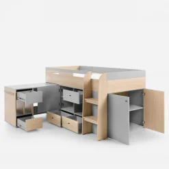 Łóżka|Łóżka Dziecięce|inny Łóżko z biurkiem i komodą ORO 90x200