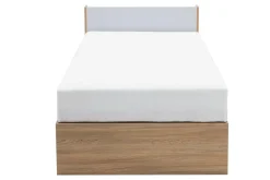 Dzieci LENART Łóżko z materacem i pojemnikiem 90 cm lewe IMOLA