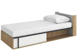 Łóżka|Łóżka|LENART Łóżko z materacem i pojemnikiem 90 cm prawe IMOLA