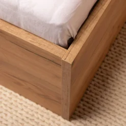 Łóżka|Exline Łóżko z pojemnikiem i oświetleniem LED MALI 140x200 cm