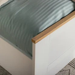 Łóżko z pojemnikiem i stelażem LANZETTE 160x200 cm