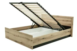 DiTrendi Łóżko z pojemnikiem i stelażem DENVER 160x200