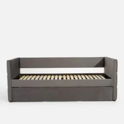 Dzieci inny Łóżko z szufladą do spania ciemnoszare FORTINE 90x200