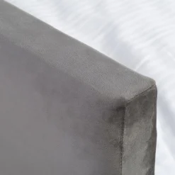 Dzieci inny Łóżko z szufladą do spania ciemnoszare FORTINE 90x200