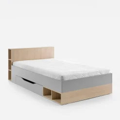 Łóżka|Łóżka Dziecięce|inny Łóżko z szufladą i półkami ORO 120x200