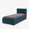 Łóżka Tapicerowane|Łóżka|inny Łóżko ze stelażem granatowe SANTE 120x200 cm