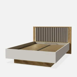 Łóżka|FORTE Łóżko ze stelażem i oświetleniem RANKIN 140x200