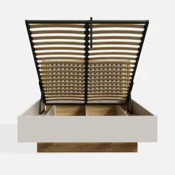 Łóżka|FORTE Łóżko ze stelażem i oświetleniem RANKIN 140x200