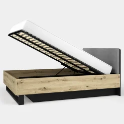 inny Łóżko ze stelażem i pojemnikiem UPSALA 160x200 cm