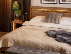 Furni Home Łóżko ze stelażem i pojemnikiem DORIAN 160x200