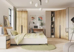 Łóżka|Łóżka|DiTrendi Łóżko ze stelażem i pojemnikiem MAZE 120x200