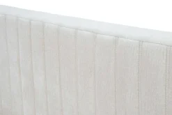 Łóżko ze stelażem krem MAGGIE FULL 140x200 cm