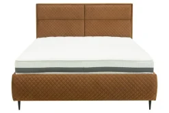 Instilo Łóżko ze stelażem miedziane VENTI 140x200 cm