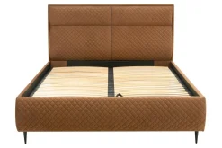 Instilo Łóżko ze stelażem miedziane VENTI 140x200 cm