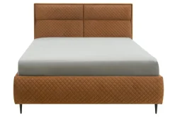 Łóżka Tapicerowane|Łóżka|Instilo Łóżko ze stelażem miedziane VENTI 160x200 cm