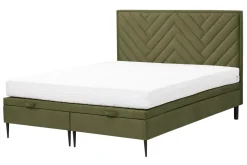 Instilo Łóżko zielone DONNA FIR 180 cm