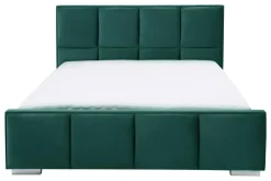 Łóżka Tapicerowane|Łóżka| Łóżko zielone FABRIZZIO SQUERE P 160x200 cm