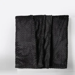 Koce I Narzuty|inny Koc antracytowy POPPY 200x200 cm