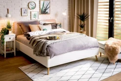 Koc bawełniano-akrylowy SZARY 150x200 cm