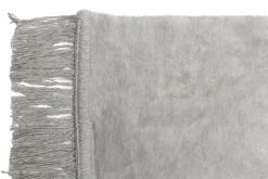 Koc bawełniano-akrylowy SZARY 150x200 cm