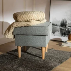 Koce I Narzuty| Koc beżowy SQUADRO 150x200 cm