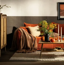 Koce I Narzuty|Estetica Koc do salonu jasnobrązowy ORSO 150x200 cm