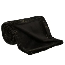 Koc do salonu MARMO czarny 150x200 cm
