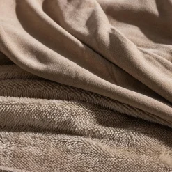 Koce I Narzuty|inny Koc dwustronny beżowy ELLEN 150x200 cm