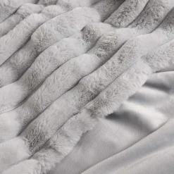 Koce I Narzuty|inny Koc jasnoszary CORDOVA 180x200 cm