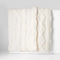 inny Koc kremowy NORDIC 150x200 cm