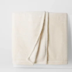 Koce I Narzuty| Koc kremowy VERIA 150x200 cm