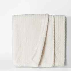 Koce I Narzuty|inny Koc kremowy VIVIO 130x160 cm