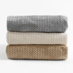 Koce I Narzuty|inny Koc kremowy VIVIO 130x160 cm