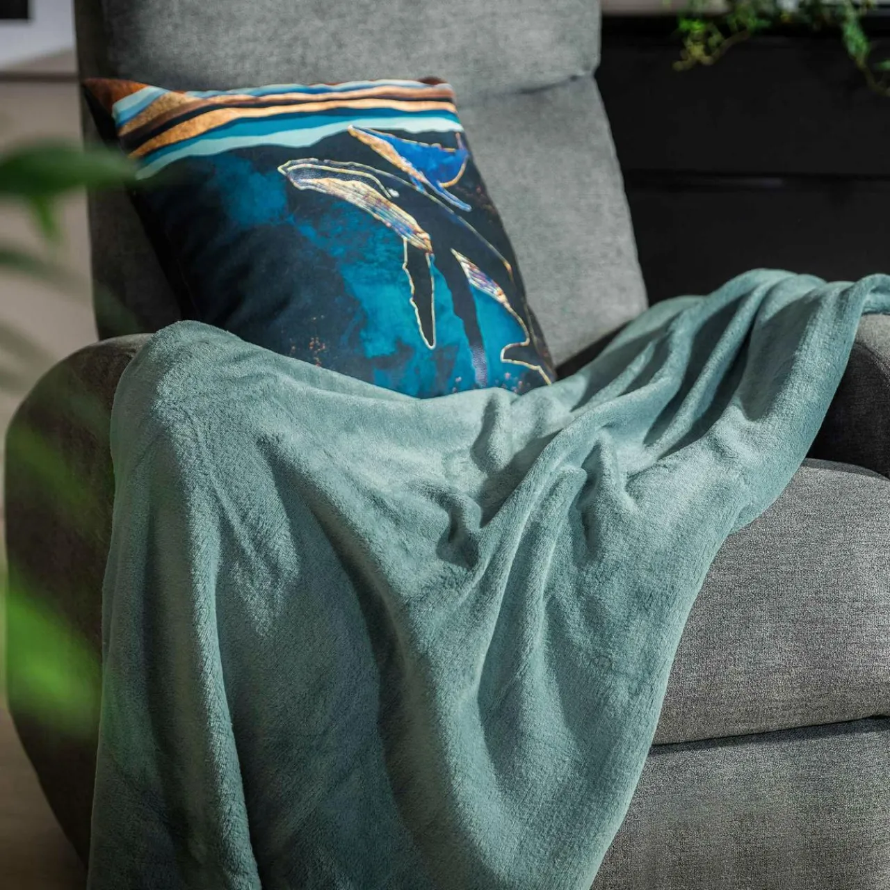 Koce I Narzuty|inny Koc miętowy CORAL 130x160 cm