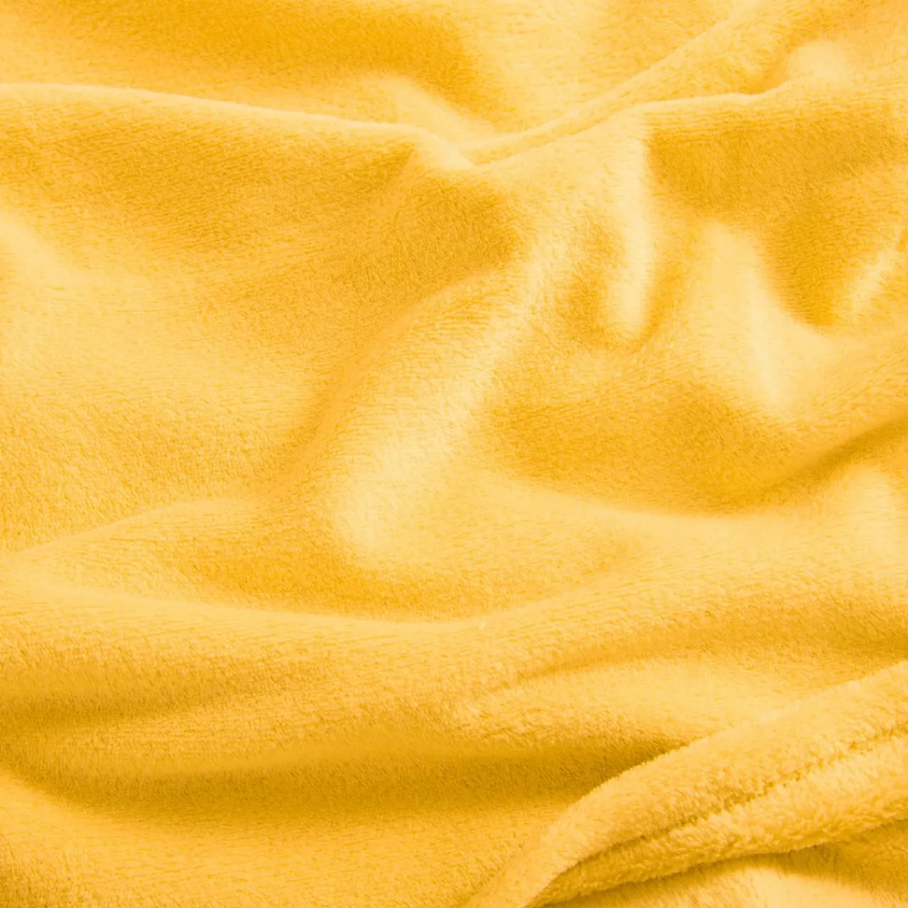 Koce I Narzuty| Koc musztardowy CORAL 130x160 cm