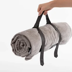 inny Koc na kanapę taupe MICHELLE 138x200 cm