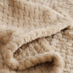 inny Koc piaskowy beż VIVIO 130x160 cm