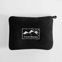 inny Koc podróżny 2w1, czarny, TRAVEL BLANKET 130x160 cm