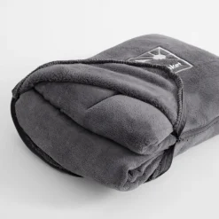 inny Koc podróżny 2w1, szary TRAVEL BLANKET 130x160 cm