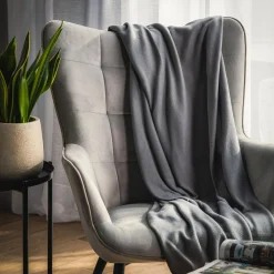 inny Koc polarowy czarny PRIMA 120x150 cm