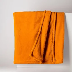 Koc pomarańczowy CORAL 130x160 cm