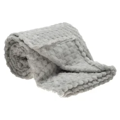 Koc szary SQUADRO 150x200 cm