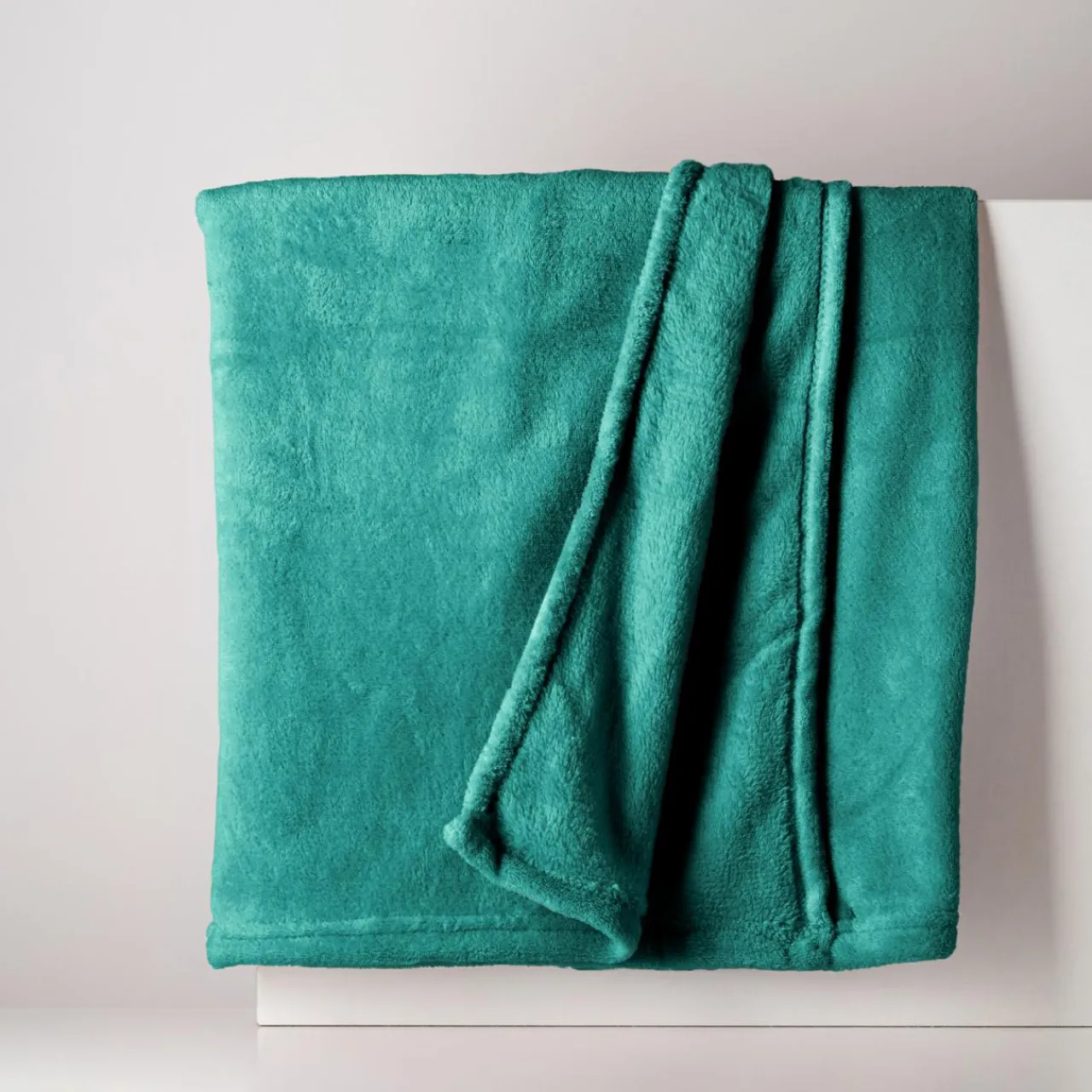 Koce I Narzuty| Koc turkusowy CORAL 130x160 cm