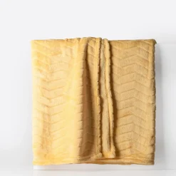 inny Koc żółty TIKA 150x200 cm