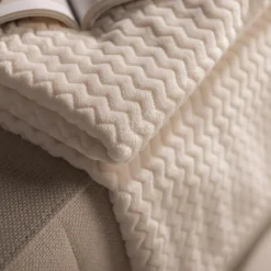 Koce I Narzuty|Estetica Koc VIVIO CREAM 130x160 cm