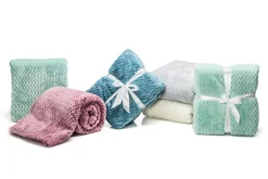 Koce I Narzuty|Estetica Koc VIVIO GREY 130x160 cm