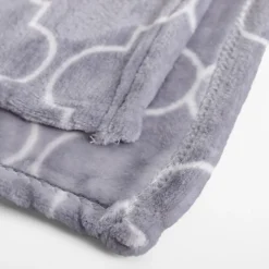 inny Koc w marokańską koniczynę szary CODIE 130x160 cm