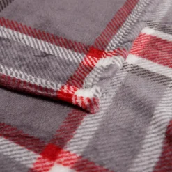 Koce I Narzuty|Estetica Koc w szkocką kratę ciemnoszary TYLOR 150x200 cm