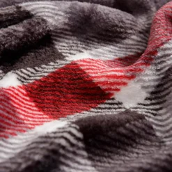 Koce I Narzuty|Estetica Koc w szkocką kratę ciemnoszary TYLOR 150x200 cm